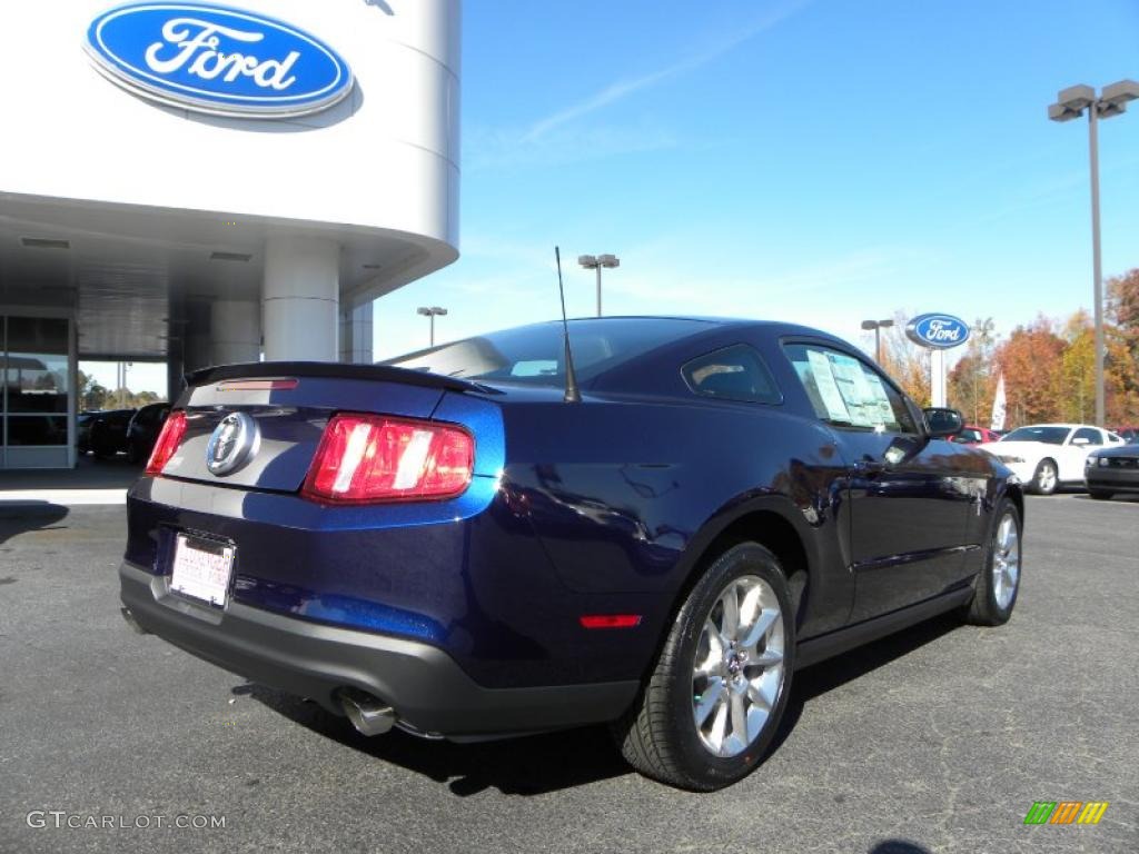 2011 Mustang V6 Premium Coupe - Kona Blue Metallic / Charcoal Black photo #3