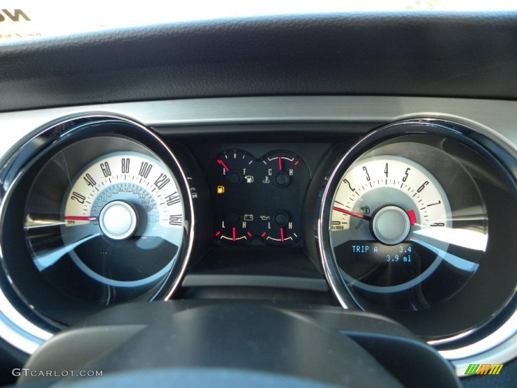 2011 Mustang V6 Premium Coupe - Kona Blue Metallic / Charcoal Black photo #14