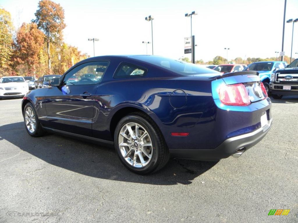 2011 Mustang V6 Premium Coupe - Kona Blue Metallic / Charcoal Black photo #21