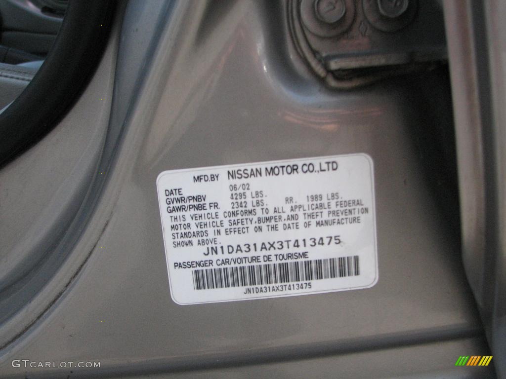 2003 Maxima GLE - Sterling Mist / Frost photo #21