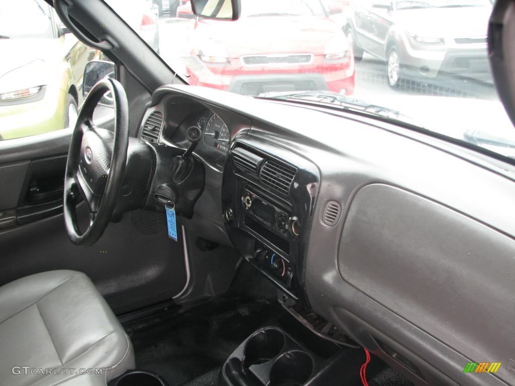 2003 Ford Ranger XL Regular Cab Dark Graphite Dashboard Photo #39844685