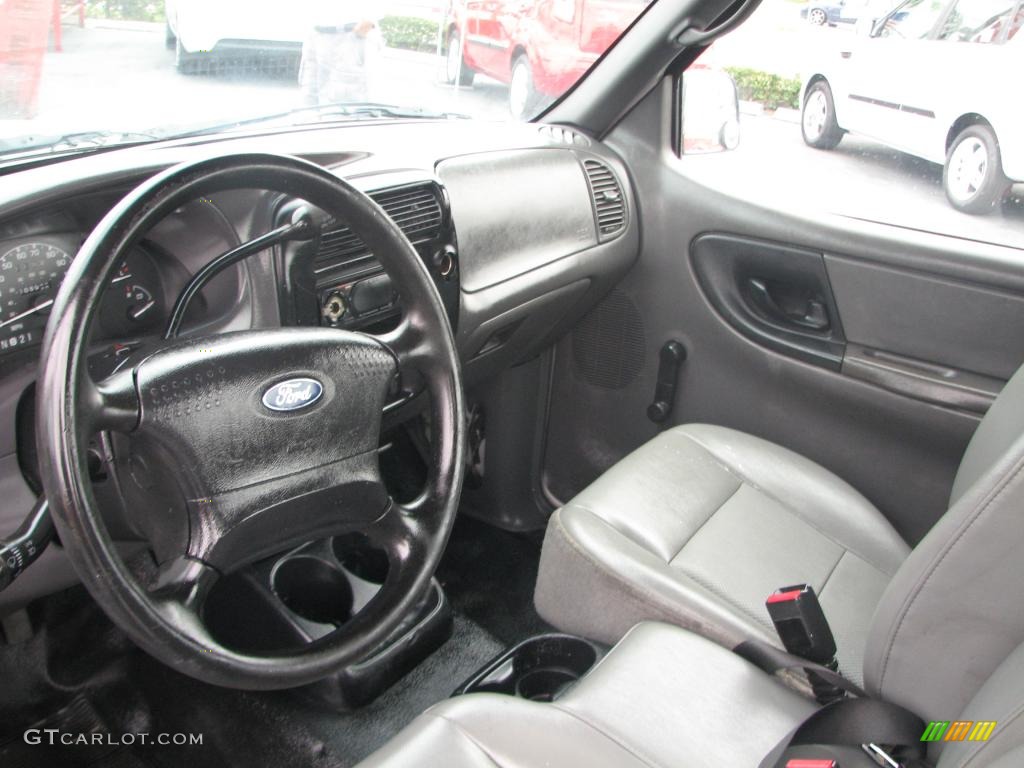 Dark Graphite Interior 2003 Ford Ranger XL Regular Cab Photo #39844718