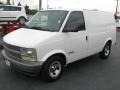 Ivory White 2001 Chevrolet Astro Commercial Van Exterior