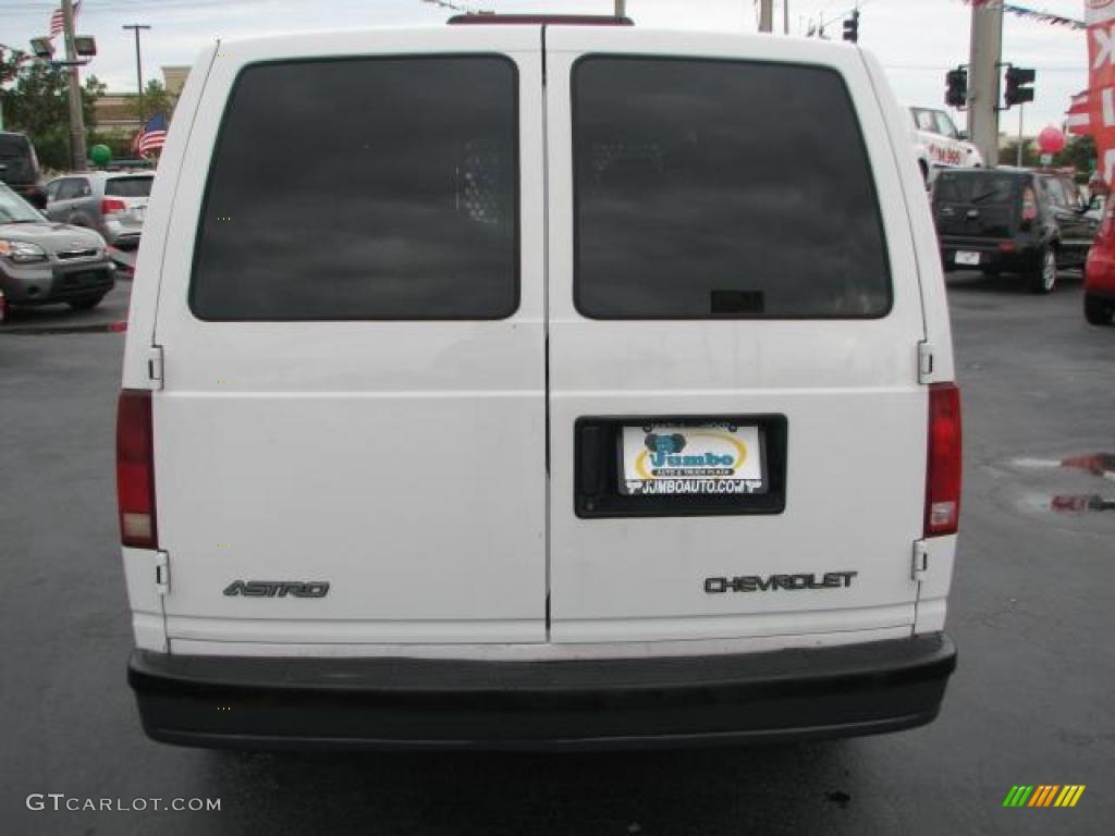 2001 Astro Commercial Van - Ivory White / Medium Blue photo #8