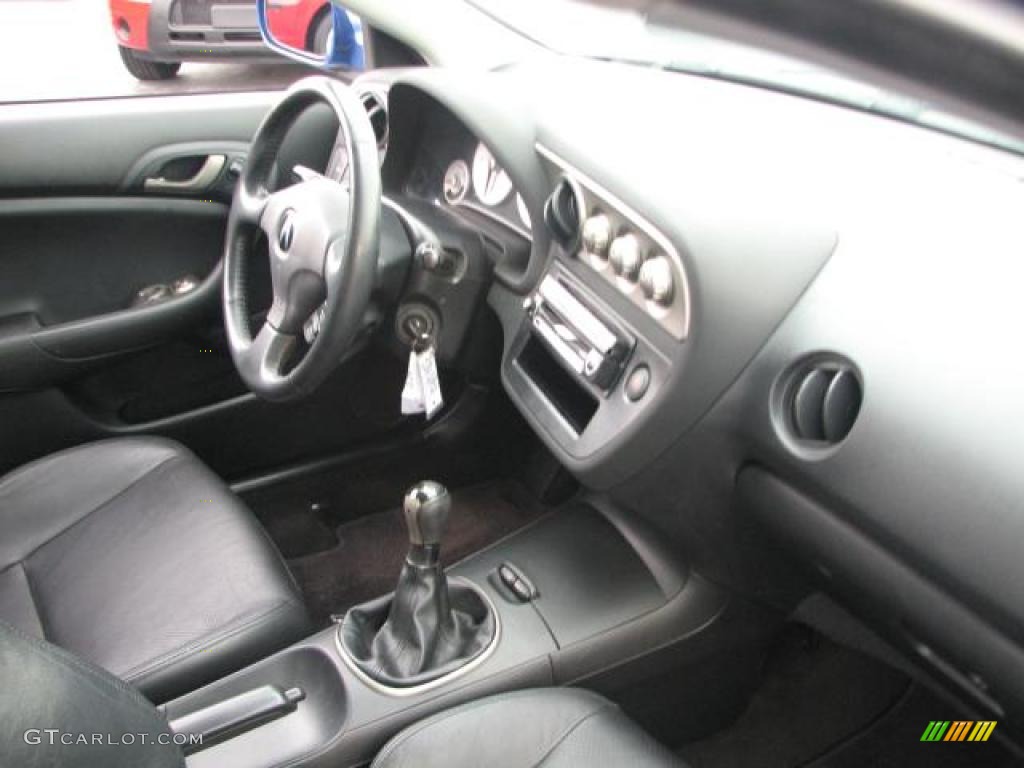 2002 Acura RSX Type S Sports Coupe Ebony Black Dashboard Photo #39846642