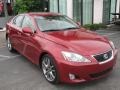 2008 Matador Red Mica Lexus IS 250  photo #1