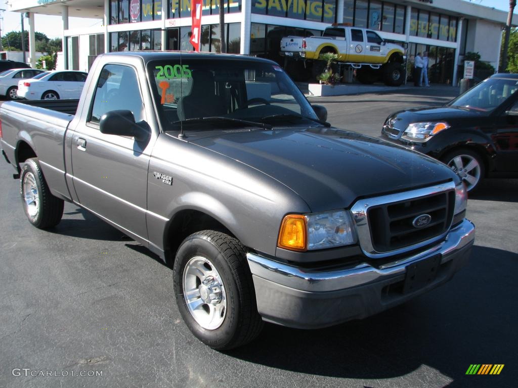 Dark Shadow Grey Metallic 2005 Ford Ranger XLT Regular Cab Exterior Photo #39849022