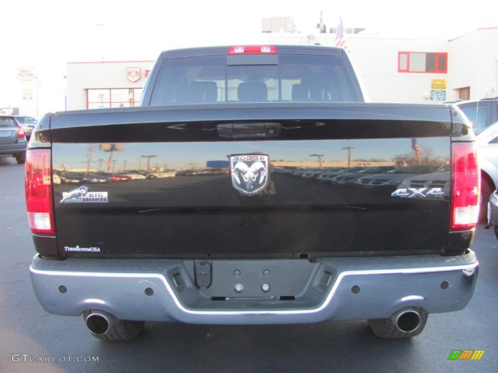 2009 Ram 1500 Big Horn Edition Crew Cab 4x4 - Brilliant Black Crystal Pearl / Dark Slate/Medium Graystone photo #19