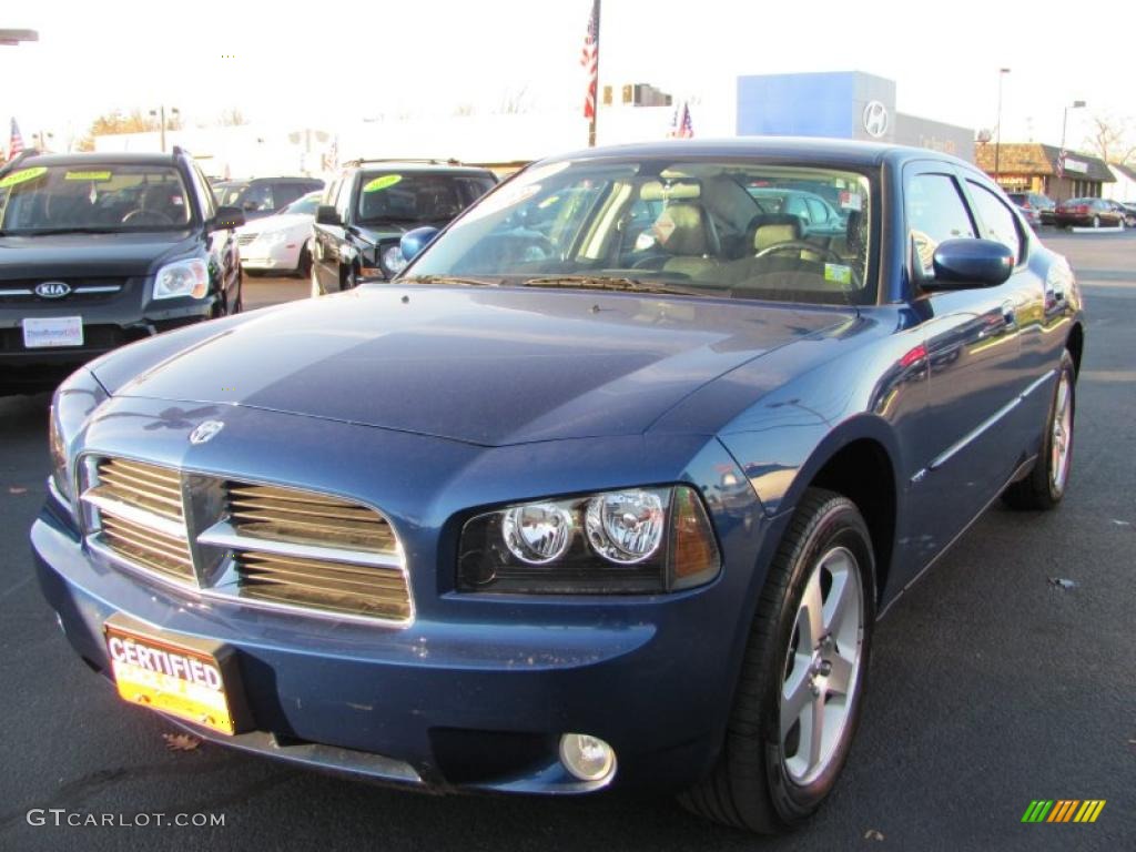 2009 Charger R/T AWD - Deep Water Blue Pearl / Dark Slate Gray photo #1