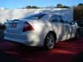 2010 White Platinum Tri-coat Metallic Ford Fusion SEL  photo #6