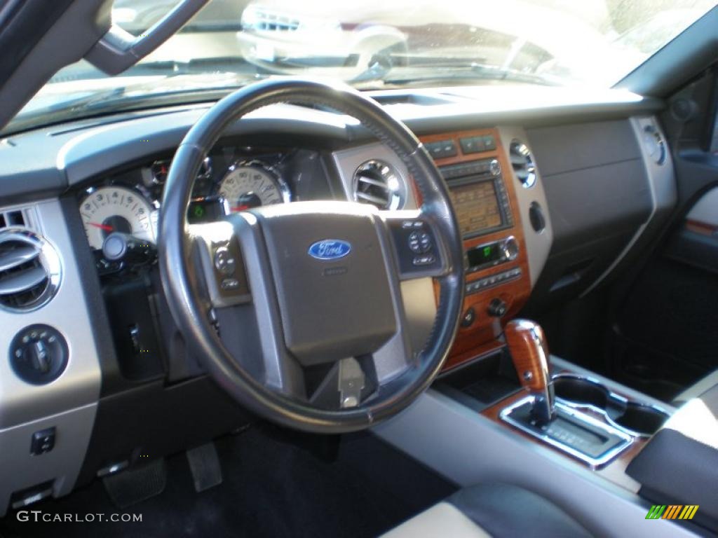 Charcoal Black/Camel Interior 2008 Ford Expedition Eddie Bauer 4x4 Photo #39850550