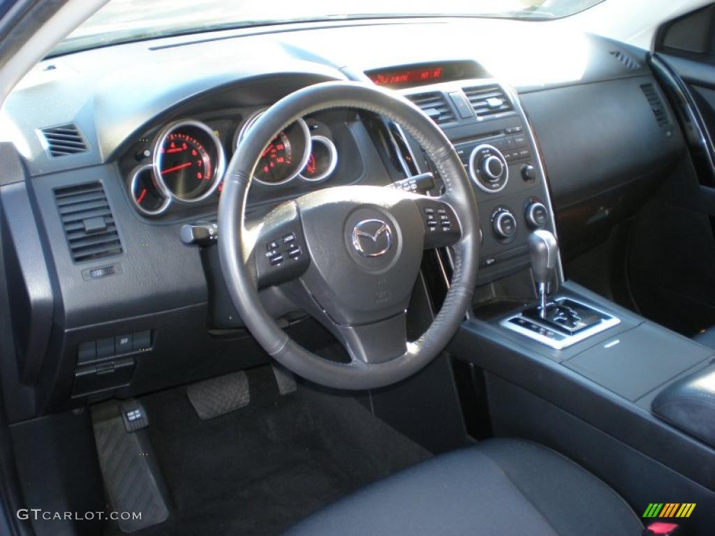 Black Interior 2008 Mazda CX-9 Sport Photo #39851794