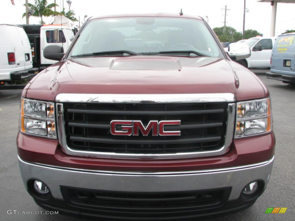 2008 Sierra 1500 SLE Crew Cab - Sonoma Red Metallic / Ebony photo #3