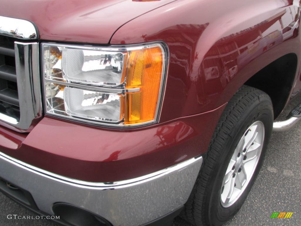 2008 Sierra 1500 SLE Crew Cab - Sonoma Red Metallic / Ebony photo #4