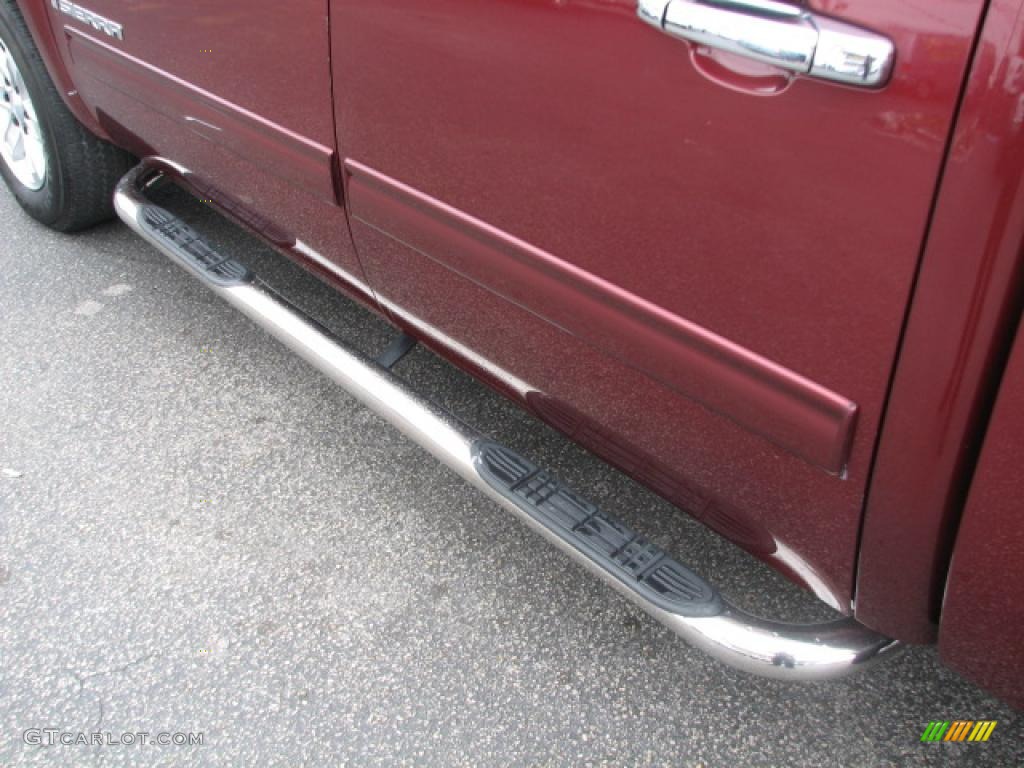 2008 Sierra 1500 SLE Crew Cab - Sonoma Red Metallic / Ebony photo #27