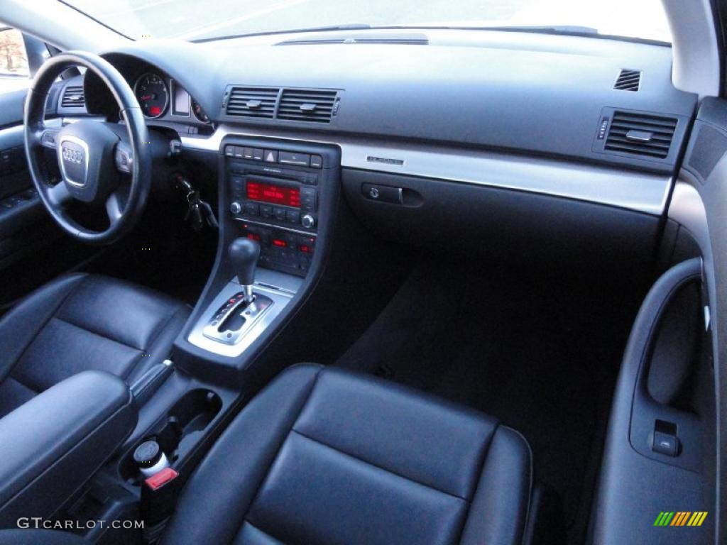 2008 A4 2.0T quattro S-Line Sedan - Quartz Grey Metallic / Black photo #12