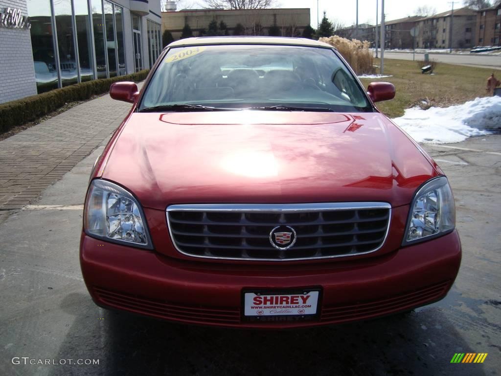 2004 DeVille Sedan - Crimson Red Pearl / Shale photo #2