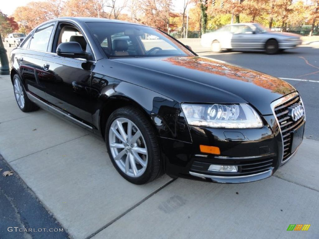 Brilliant Black 2009 Audi A6 3.0T quattro Sedan Exterior Photo #39853830