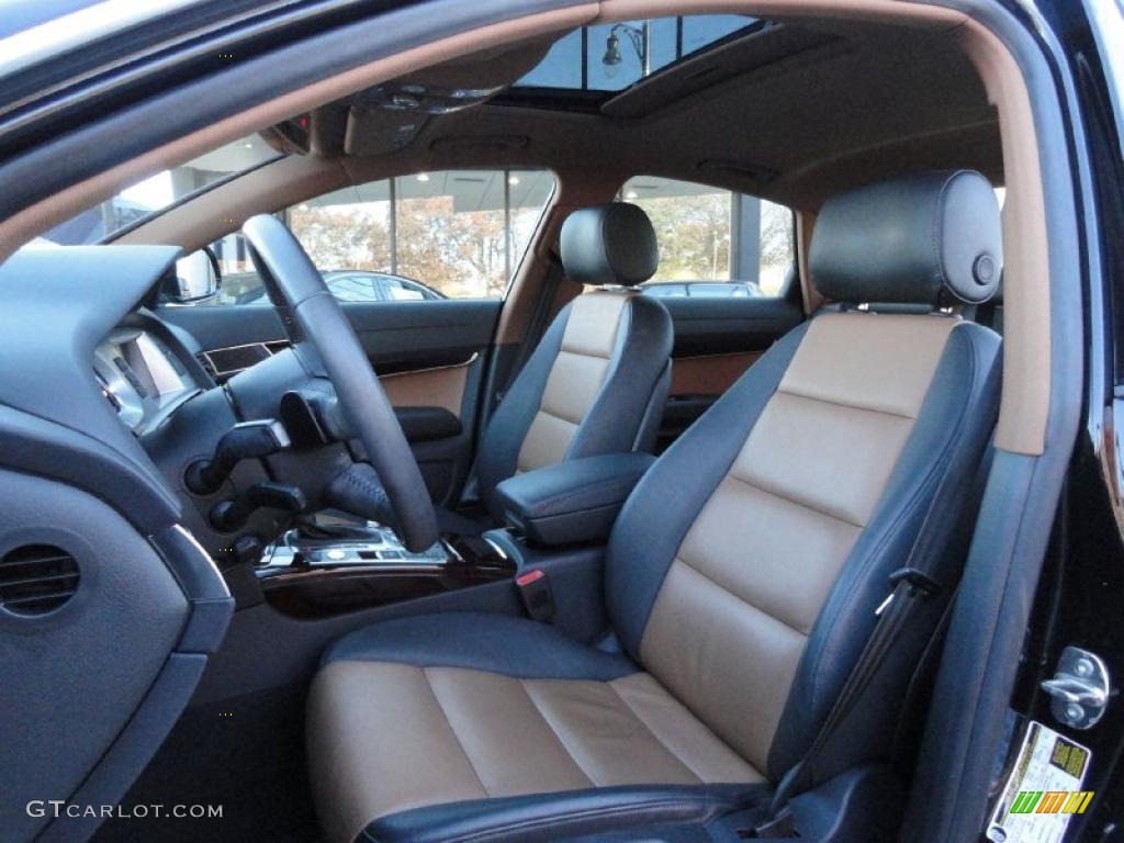 Amaretto/Black Interior 2009 Audi A6 3.0T quattro Sedan Photo #39853902