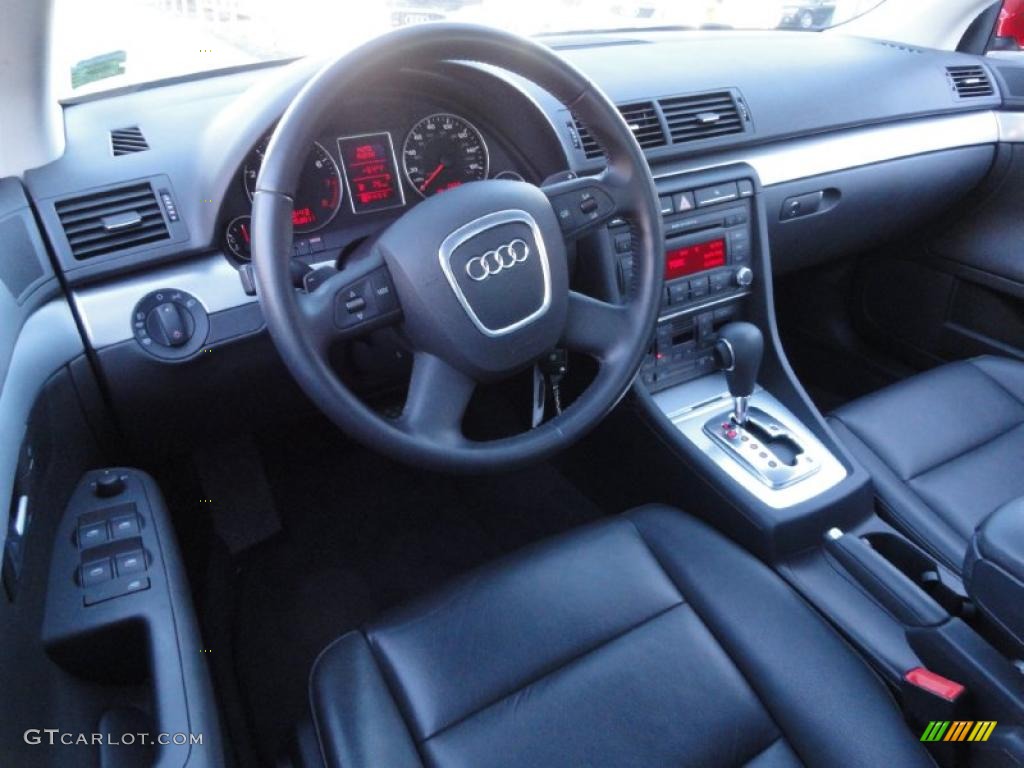 2008 A4 2.0T quattro S-Line Sedan - Brilliant Red / Black photo #10