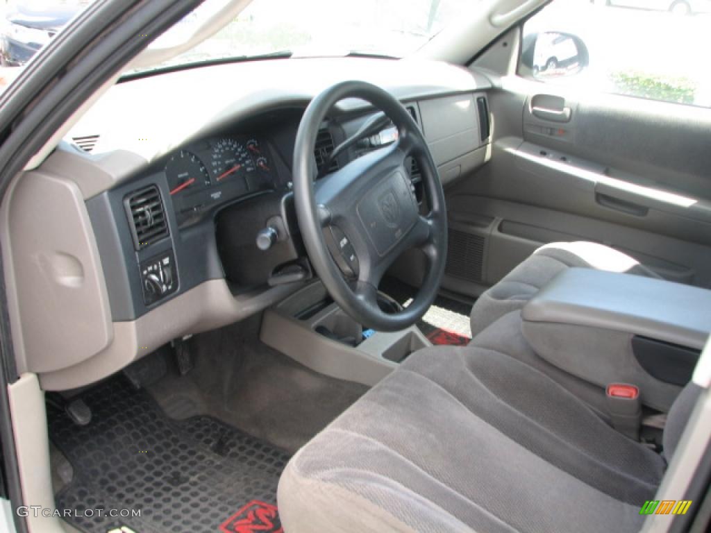 Dark Slate Gray Interior 2004 Dodge Dakota SLT Quad Cab Photo #39854346