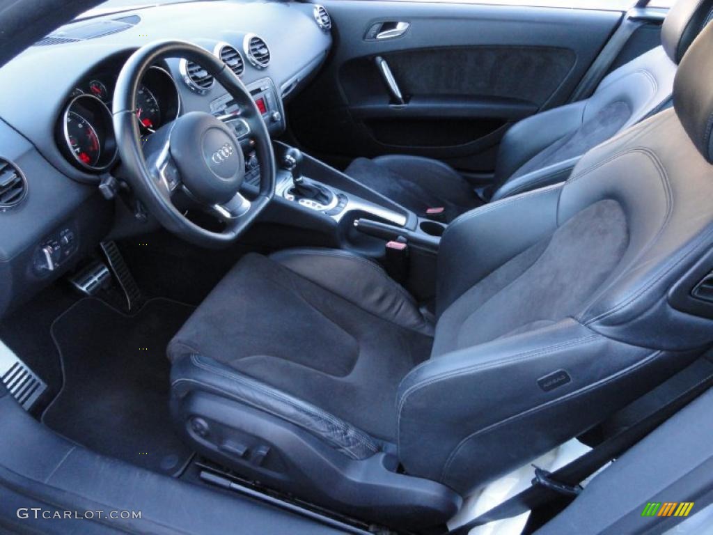 Black Interior 2008 Audi TT 2.0T Coupe Photo #39854462