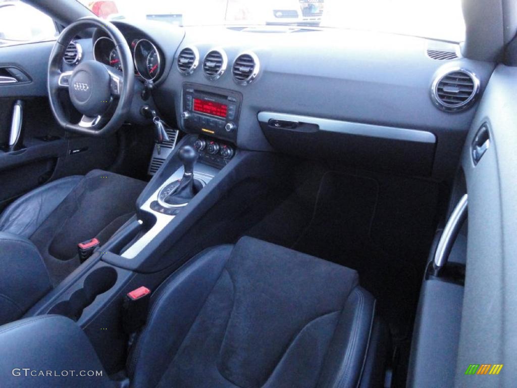 2008 Audi TT 2.0T Coupe Black Dashboard Photo #39854542