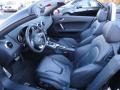 Black 2008 Audi TT 3.2 quattro Roadster Interior Color