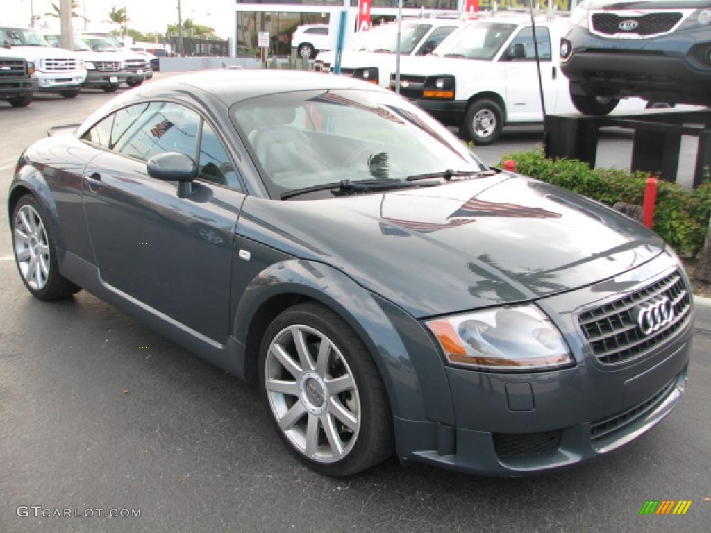 2005 TT 3.2 quattro Coupe - Dolomite Grey Pearl Effect / Ebony Black photo #3