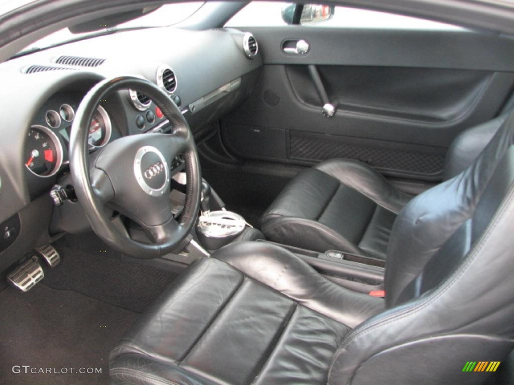 Ebony Black Interior 2005 Audi TT 3.2 quattro Coupe Photo #39855558