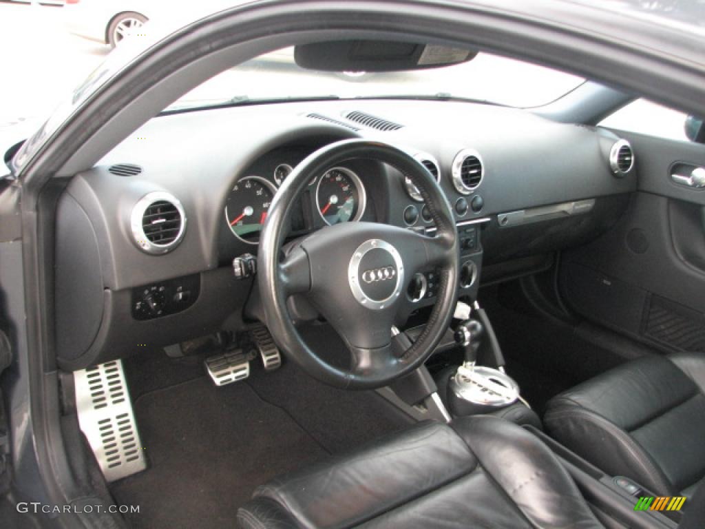 Ebony Black Interior 2005 Audi TT 3.2 quattro Coupe Photo #39855578