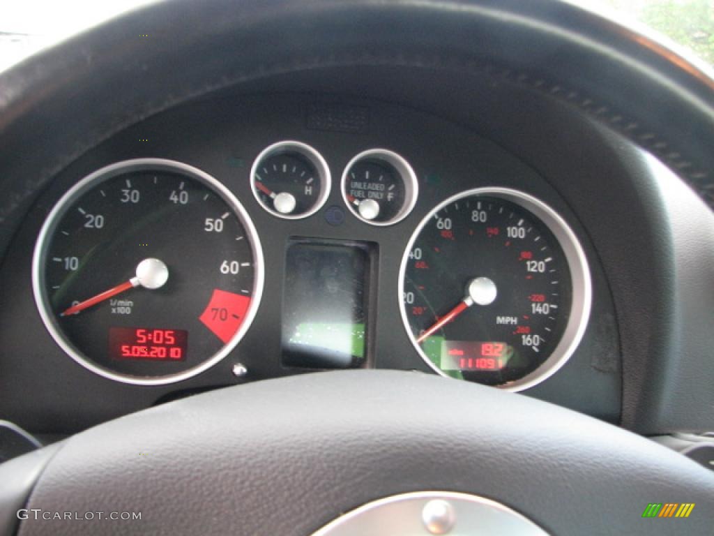 2005 Audi TT 3.2 quattro Coupe Gauges Photos