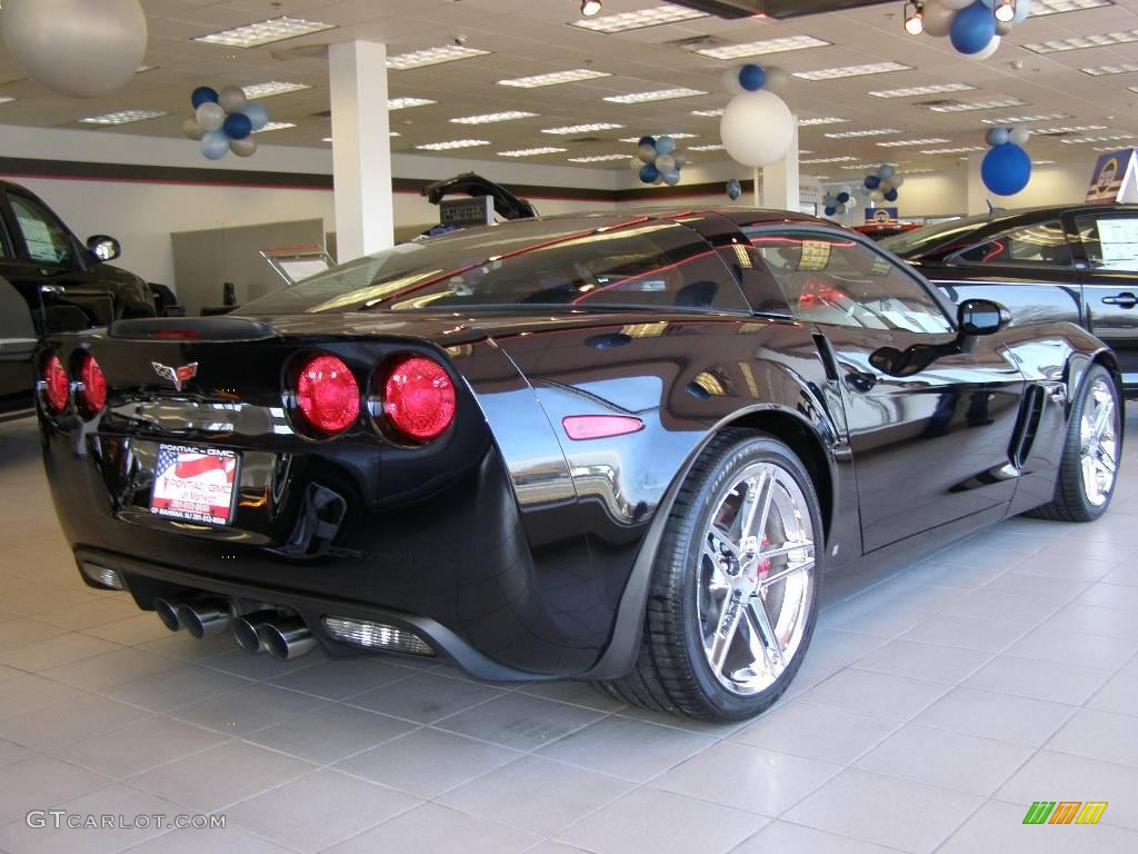 2008 Corvette Z06 - Black / Ebony photo #6