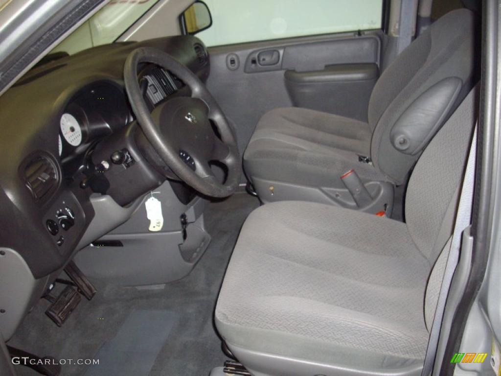 Medium Slate Gray Interior 2007 Dodge Caravan Se Photo