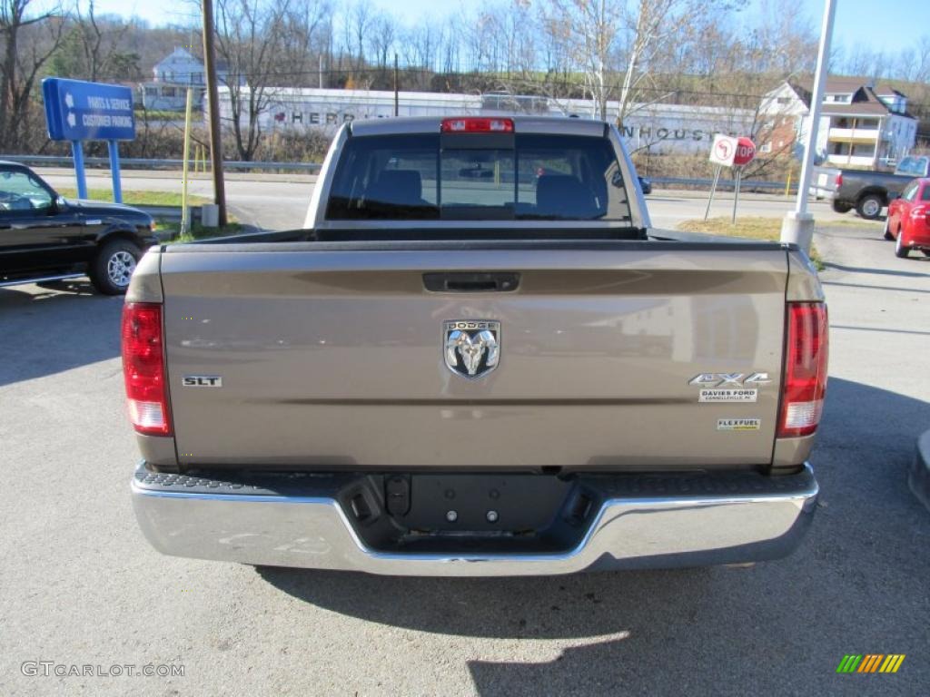 2009 Ram 1500 SLT Quad Cab 4x4 - Austin Tan Pearl / Light Pebble Beige/Bark Brown photo #5