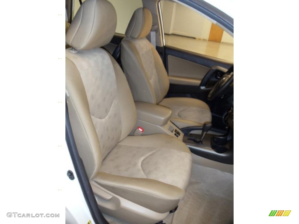 2009 RAV4 I4 - Super White / Sand Beige photo #14