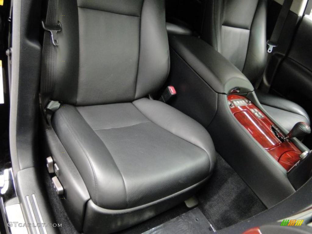 Black Interior 2008 Lexus LS 600h L Hybrid Photo #39858090