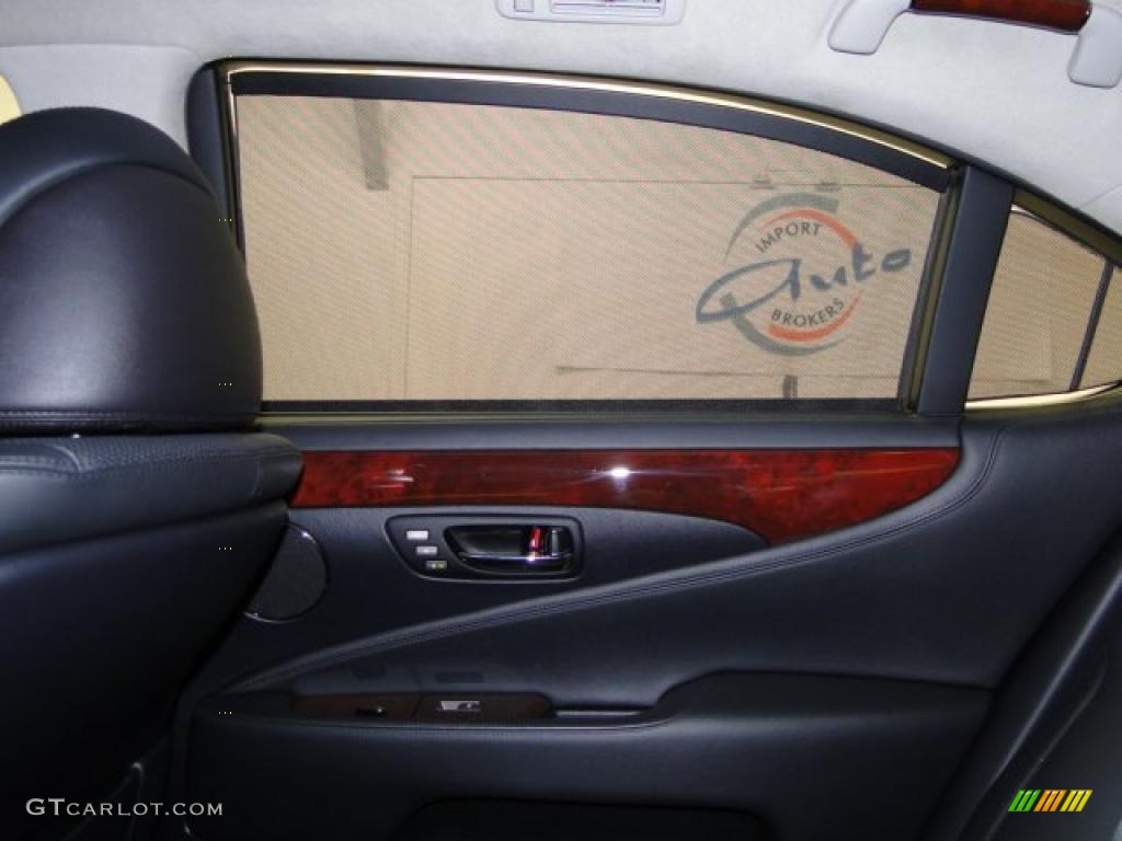 2008 Lexus LS 600h L Hybrid Black Door Panel Photo #39858194