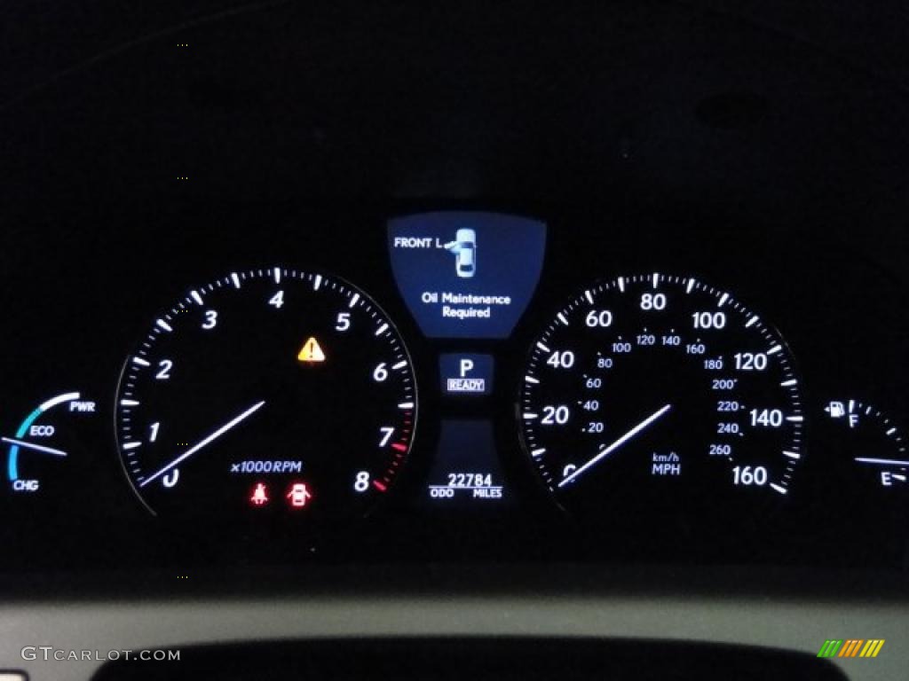 2008 Lexus LS 600h L Hybrid Gauges Photo #39858278