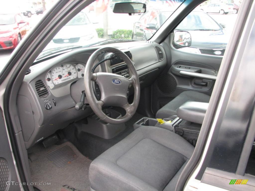 Dark Graphite Interior 2002 Ford Explorer Sport Trac