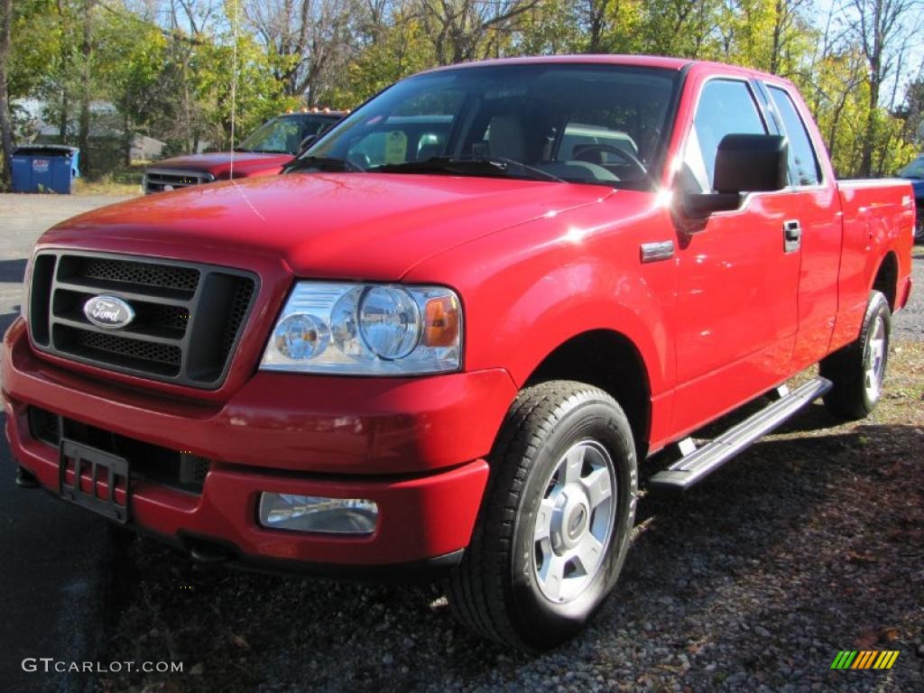 Bright Red Ford F150