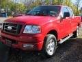 2004 Bright Red Ford F150 STX SuperCab 4x4  photo #1