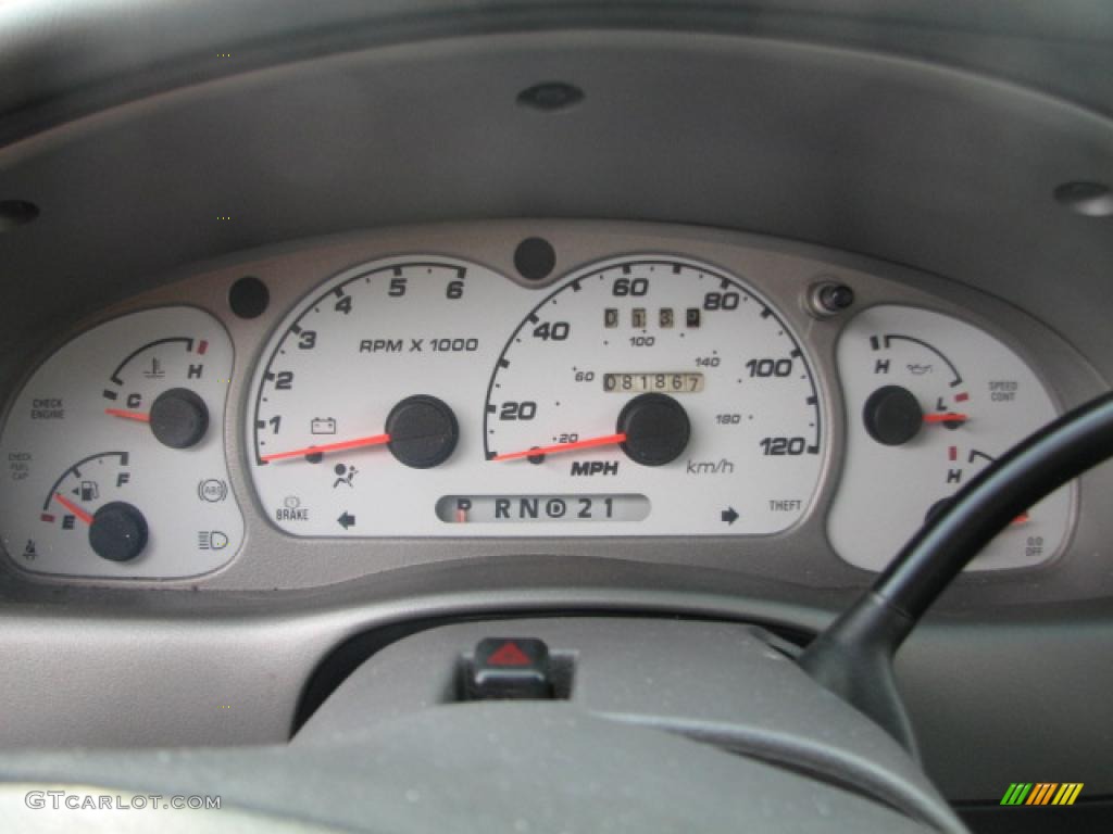 2002 Ford Explorer Sport Trac Standard Explorer Sport Trac Model Gauges Photo #39859502