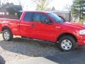 2004 Bright Red Ford F150 STX SuperCab 4x4  photo #9