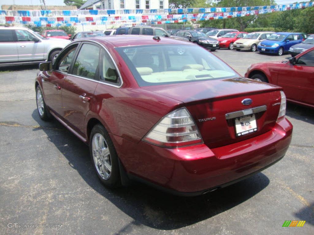 Merlot Metallic 2008 Ford Taurus Limited Exterior Photo #39860641