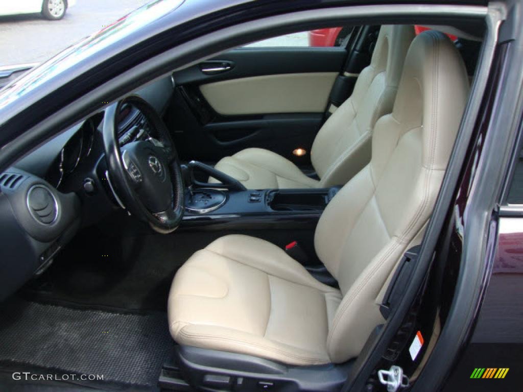 Parchment Interior 2005 Mazda RX-8 Sport Photo #39860833
