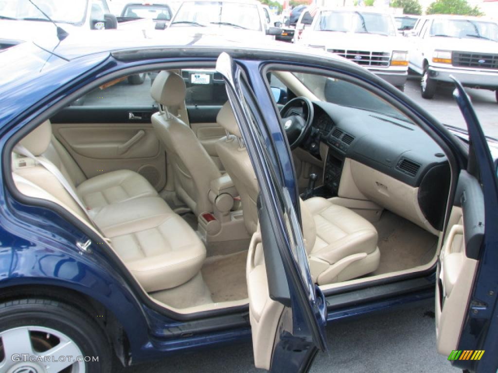 Beige Interior 2001 Volkswagen Jetta GLS 1.8T Sedan Photo #39860901