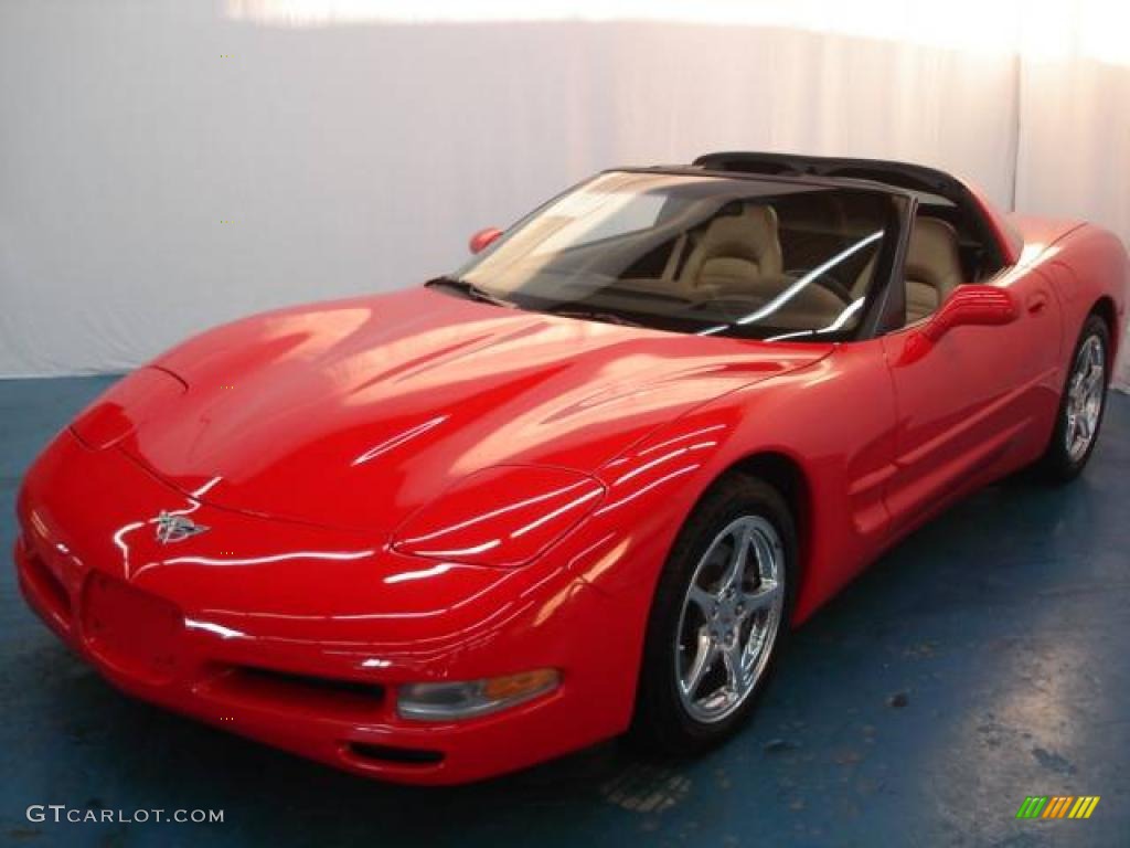 2003 Corvette Coupe - Torch Red / Light Oak photo #1