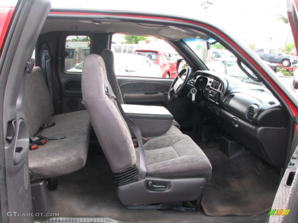 Mist Gray Interior 2000 Dodge Ram 1500 SLT Extended Cab Photo #39861795