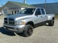 2005 Bright Silver Metallic Dodge Ram 3500 SLT Quad Cab 4x4 Dually  photo #1